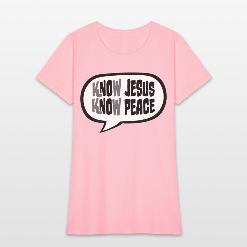 Know Jesus Know Peace No Hate Christian Bible Love