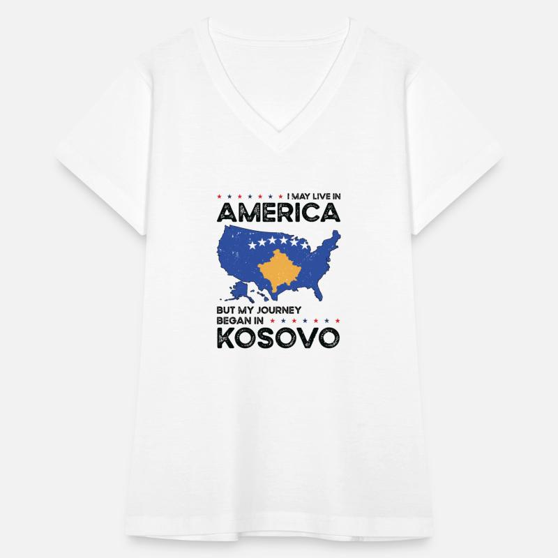 Kosovan American Patriot USA Grown Kosovo US Flag