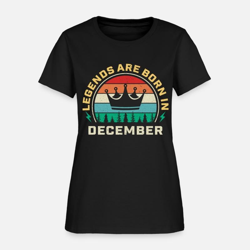 Legends are born in December shirt