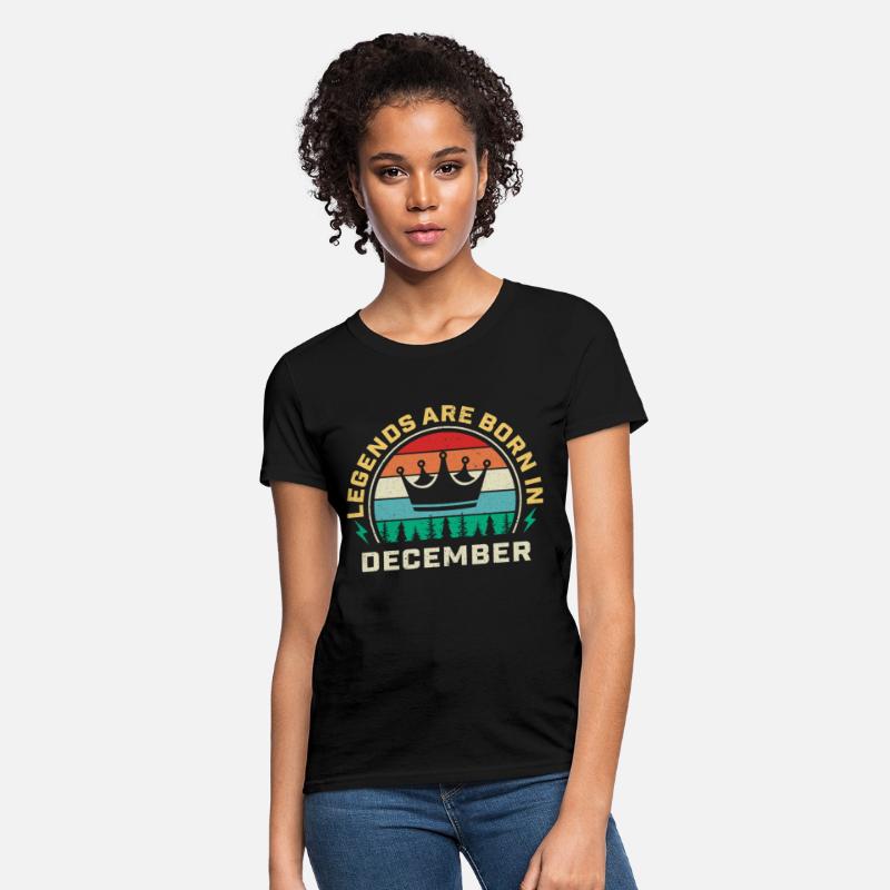 Legends are born in December shirt