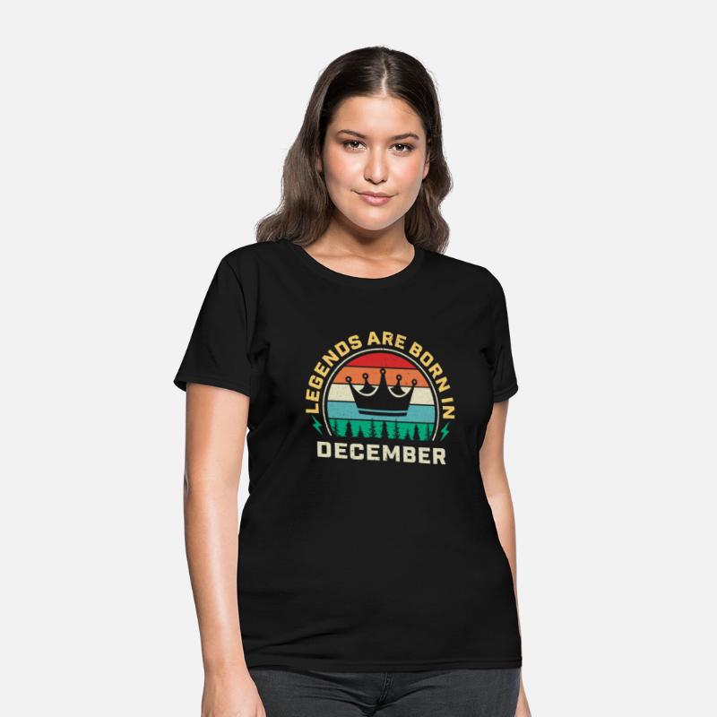 Legends are born in December shirt