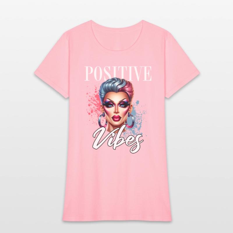 LGBTQ+ Pride Positive Vibes Graphic