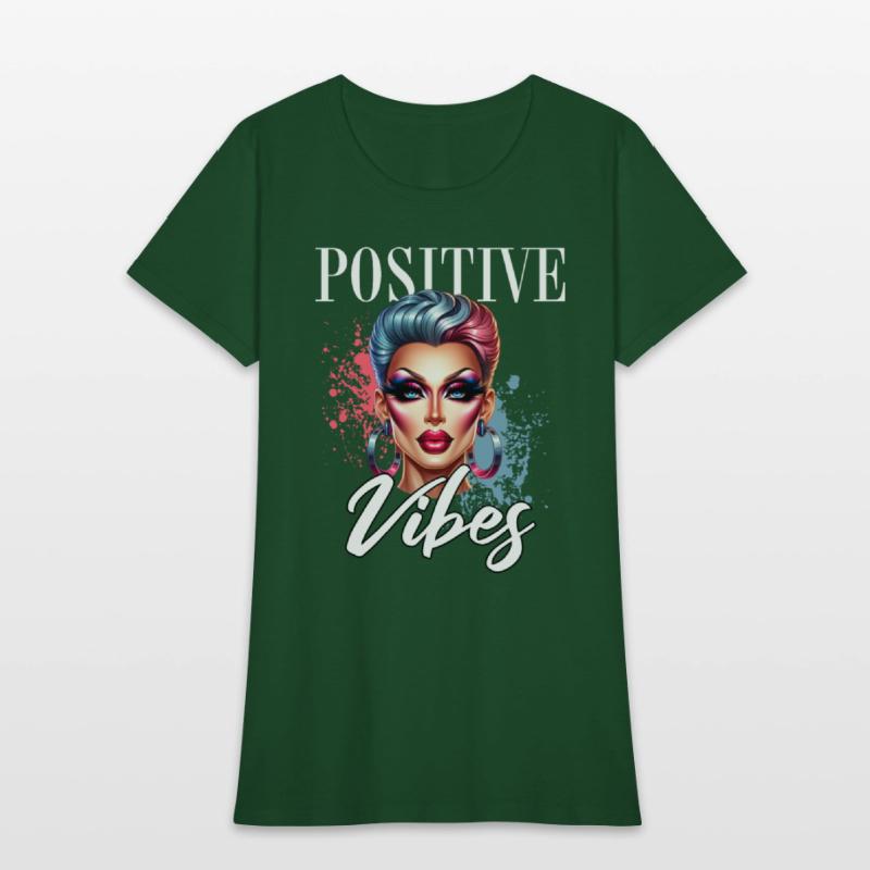 LGBTQ+ Pride Positive Vibes Graphic