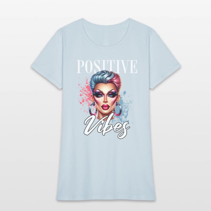 LGBTQ+ Pride Positive Vibes Graphic