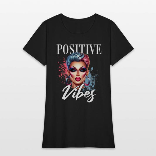 LGBTQ+ Pride Positive Vibes Graphic