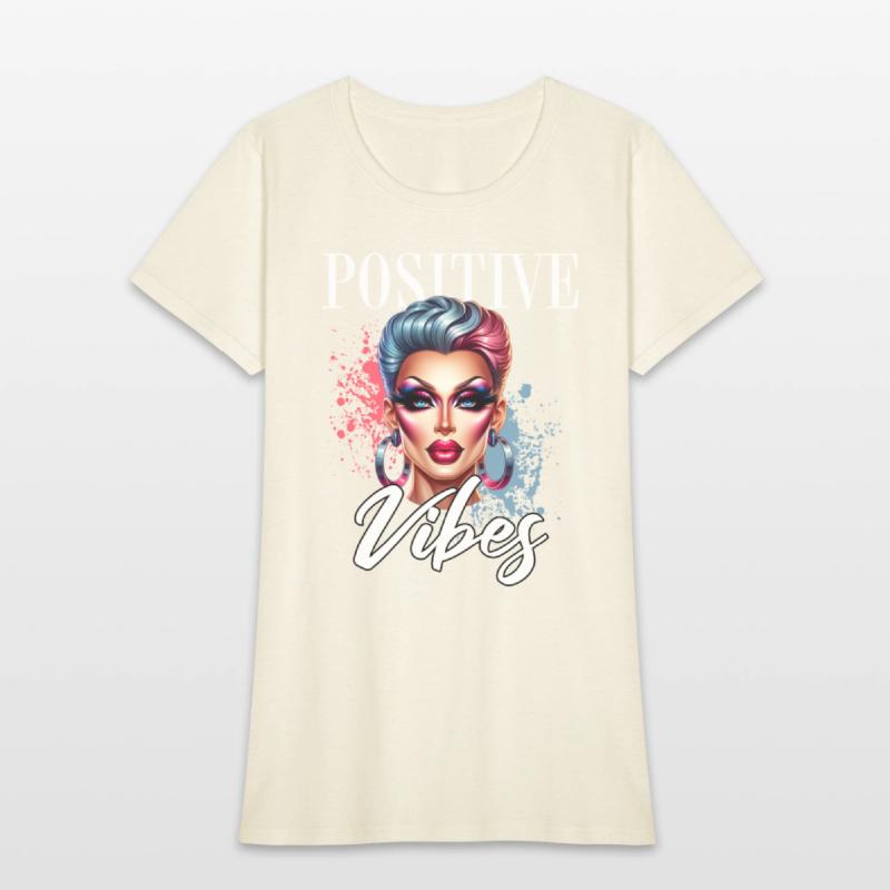 LGBTQ+ Pride Positive Vibes Graphic