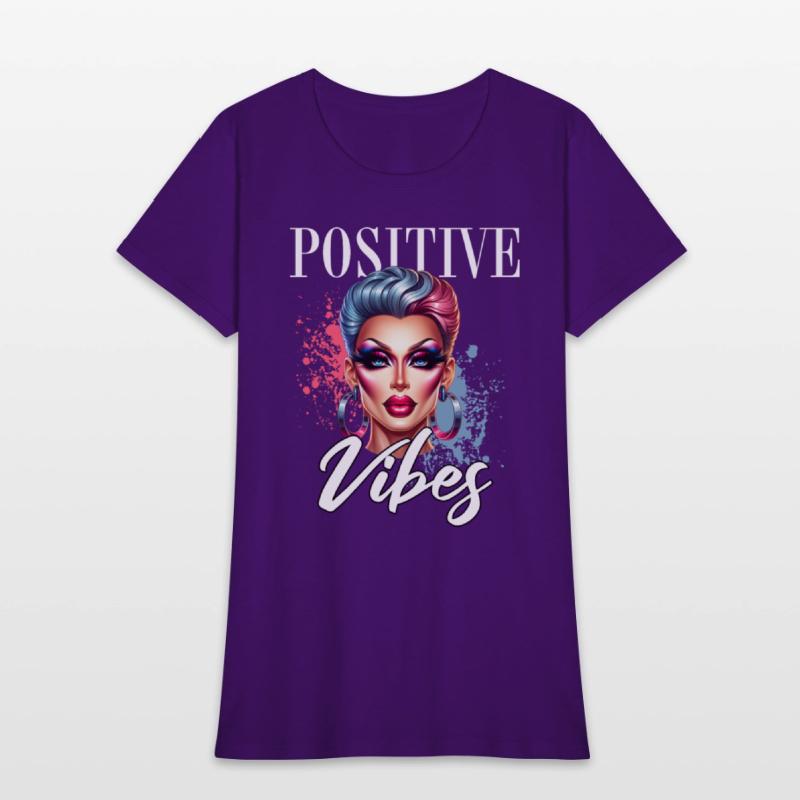 LGBTQ+ Pride Positive Vibes Graphic