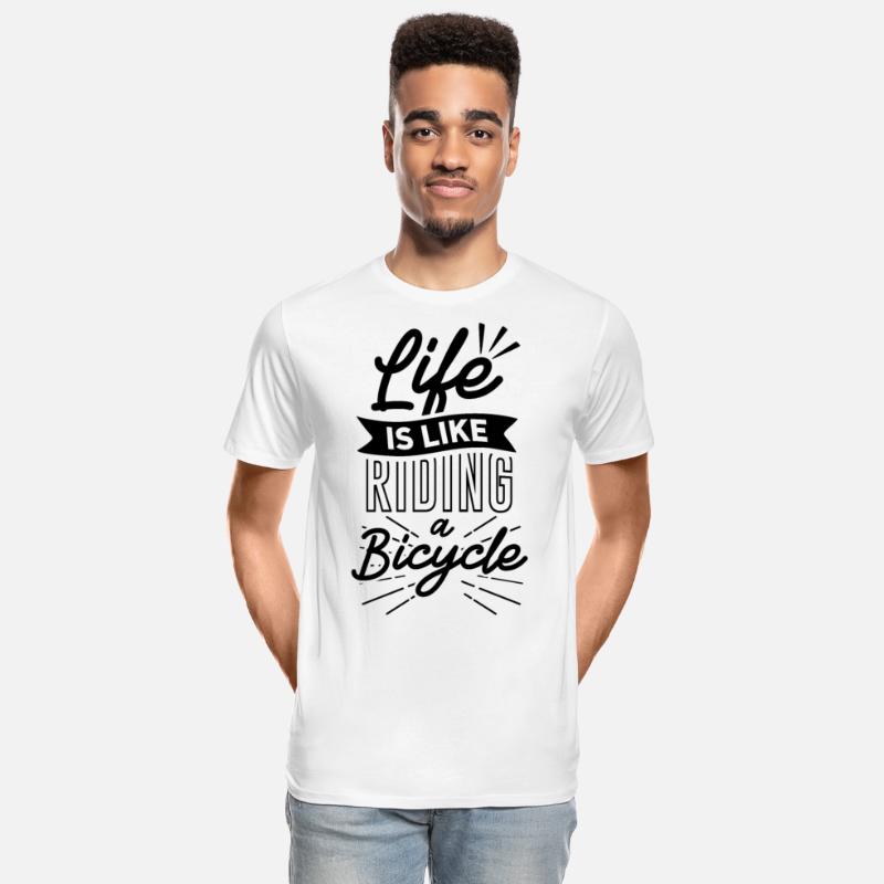 Life Is Like Riding A Bicycle Live Life On Wheels