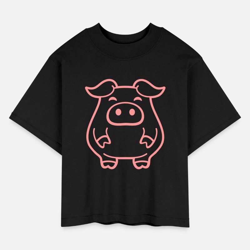 Little cute piggy pig piglet fat chubby animal