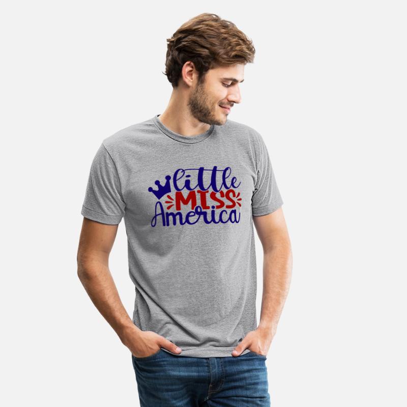 Little Miss America Print for Gift. 4th of July