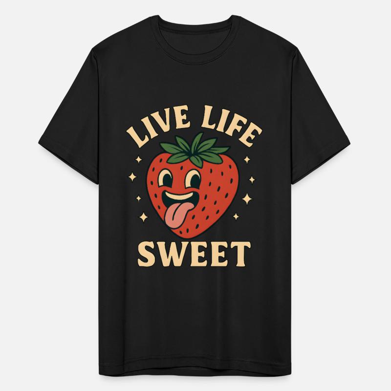 Live Life Sweet – Funny Strawberry