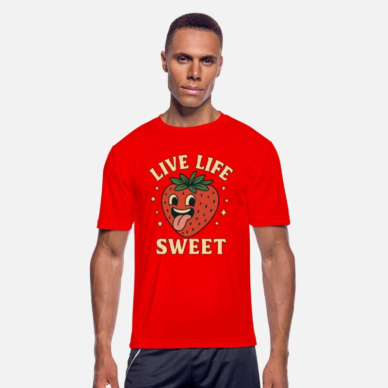 Live Life Sweet – Funny Strawberry