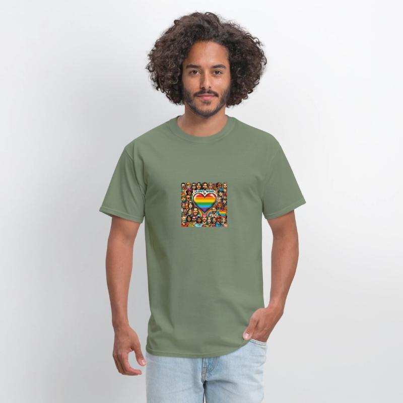 Love Wins LGBT Pride Month Vibrant Design