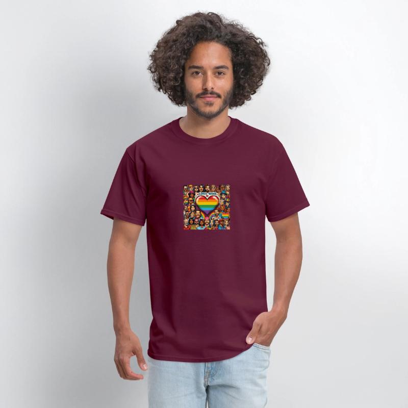 Love Wins LGBT Pride Month Vibrant Design