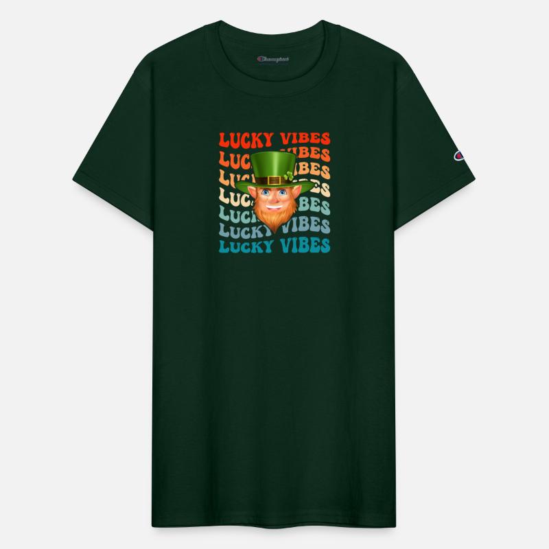 Lucky Vibes St Patrick s Day Groovy Retro Couple