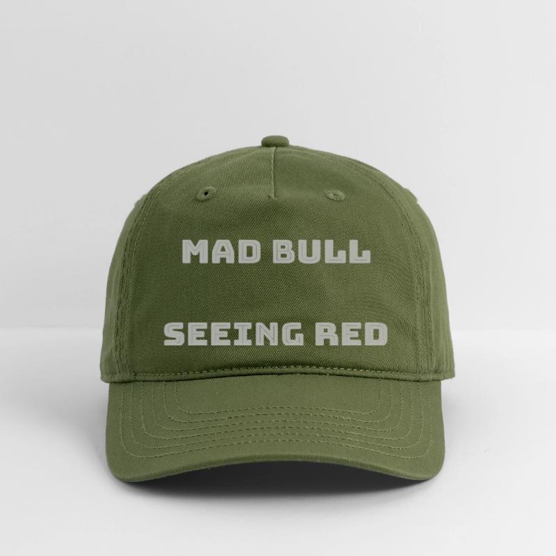 Mad bull seeing red