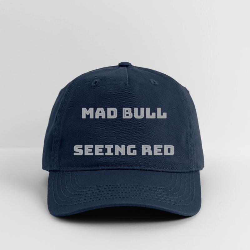 Mad bull seeing red