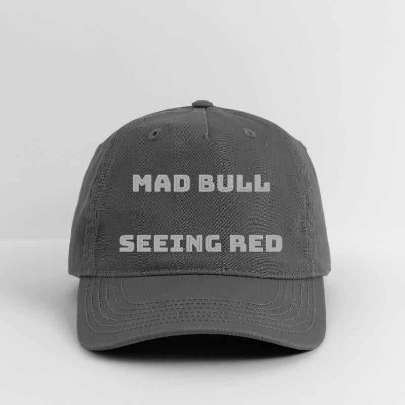Mad bull seeing red
