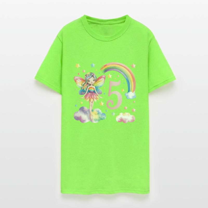 Magical Rainbow Fairy Elf 5th Birthday Girl