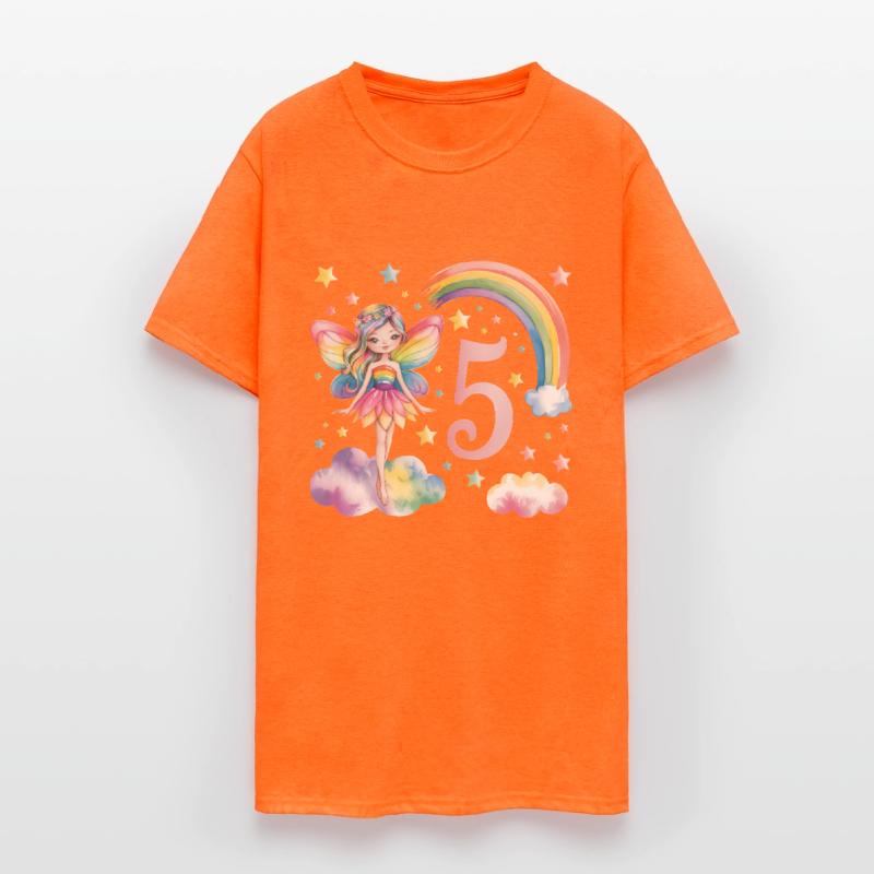 Magical Rainbow Fairy Elf 5th Birthday Girl