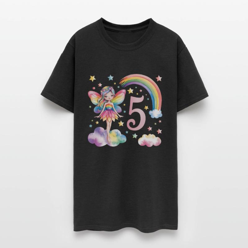 Magical Rainbow Fairy Elf 5th Birthday Girl