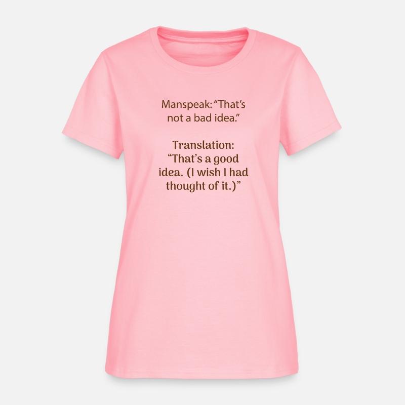 Manspeak Translation Not Bad