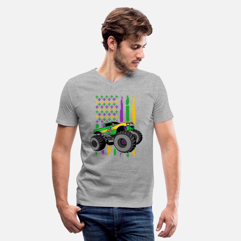 Mardi Gras Monster Truck US American Flag