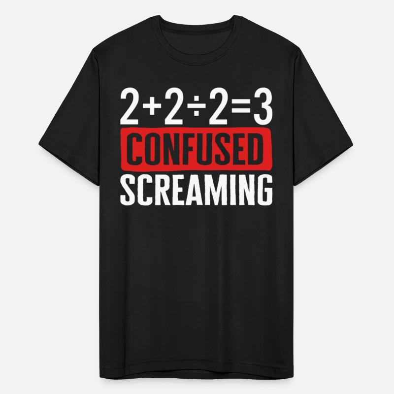 Math Equation Shirt, Confused Screaming Tee, Math