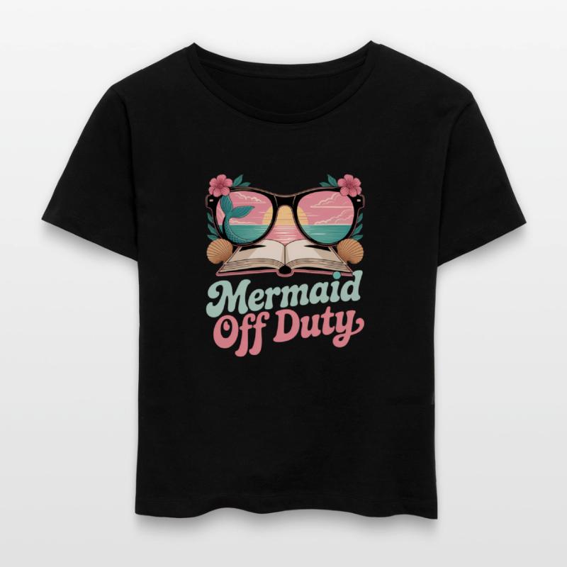 Mermaid Off Duty Beach Sunset Relax