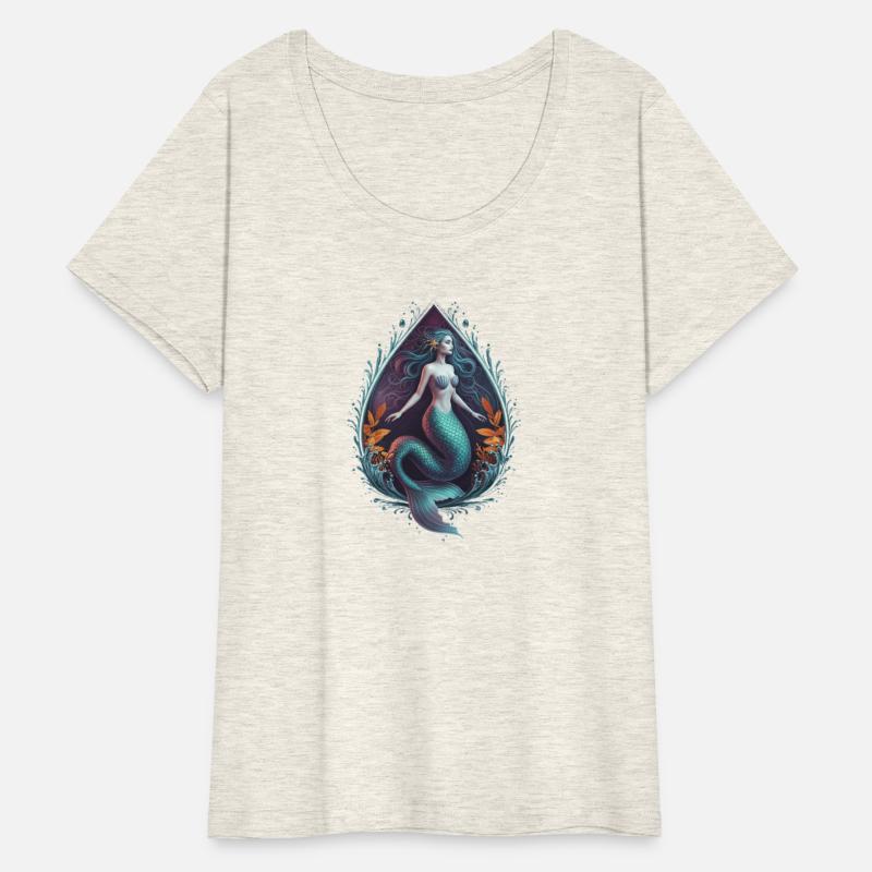 Mermaid's Ocean Drop: Ethereal Waters