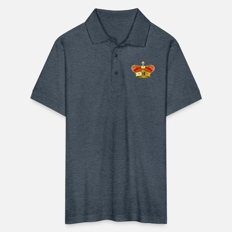 Monarch king royal golden crown vector image