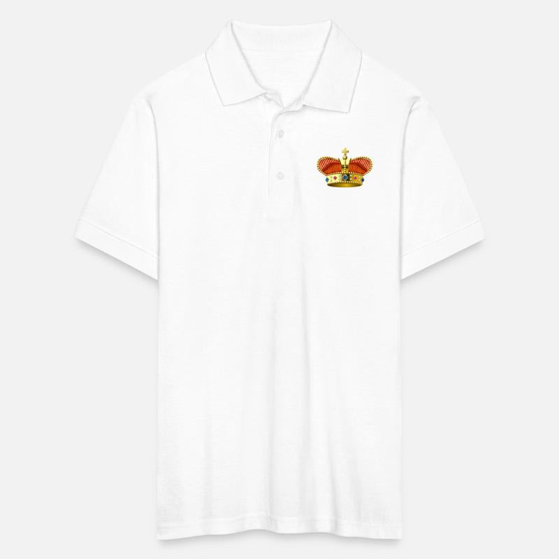 Monarch king royal golden crown vector image