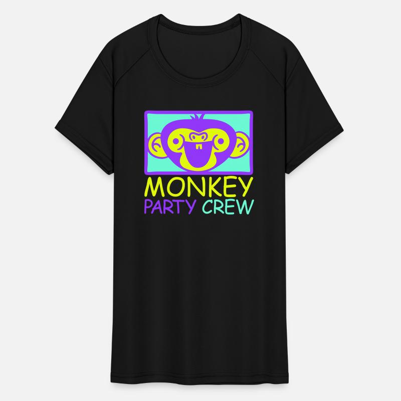 Monkey Chimpanzee Party Animals Crew Team Friends
