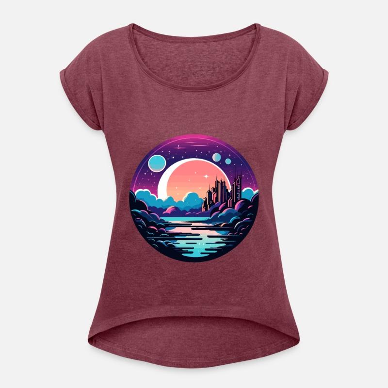 Moon Landscape Illustration