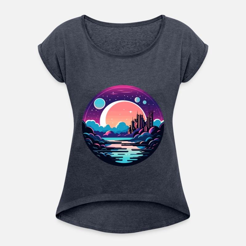 Moon Landscape Illustration