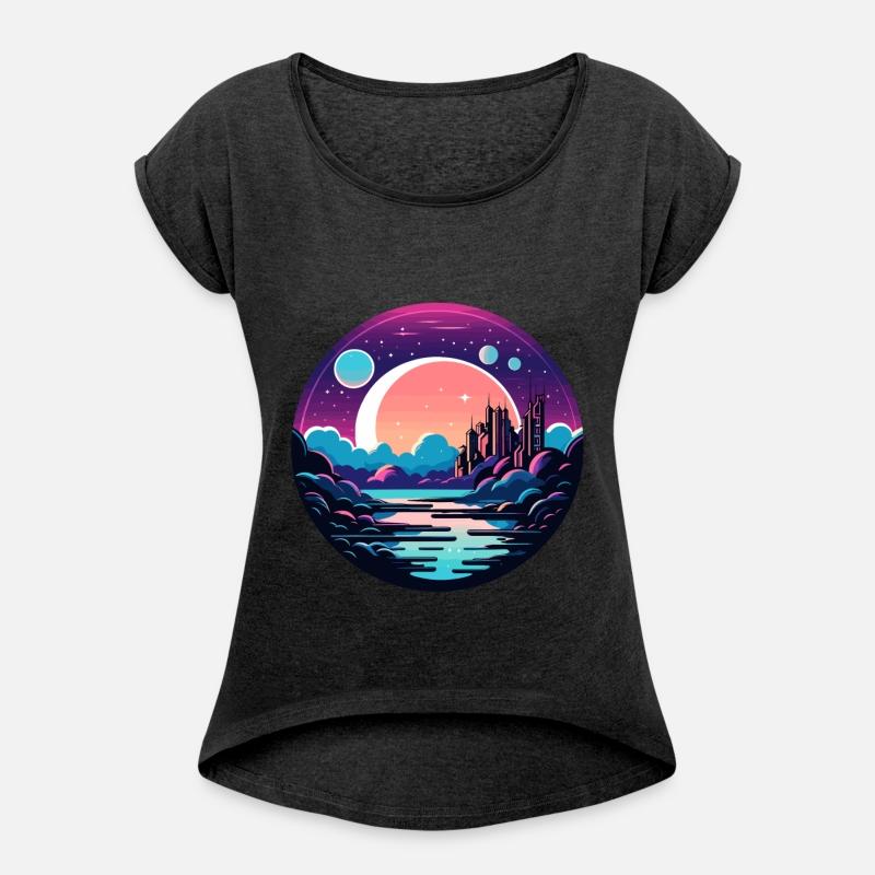 Moon Landscape Illustration