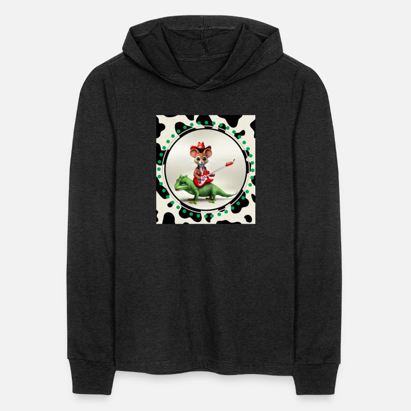 Mouse on Lizard Playing Guitar