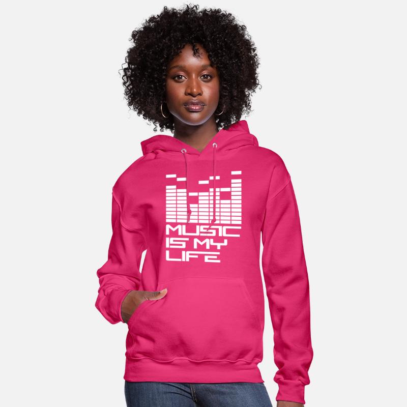 Music Is My Life Quote Sound Wave Bars Dance Party