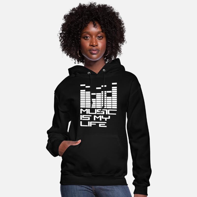 Music Is My Life Quote Sound Wave Bars Dance Party