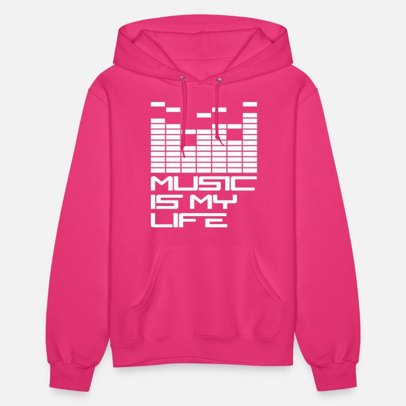 Music Is My Life Quote Sound Wave Bars Dance Party