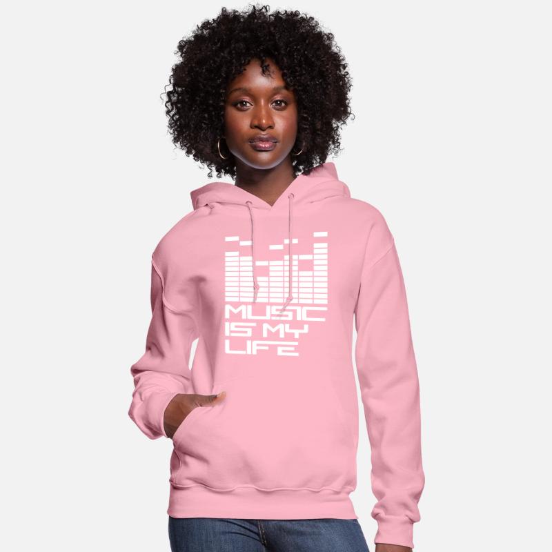 Music Is My Life Quote Sound Wave Bars Dance Party