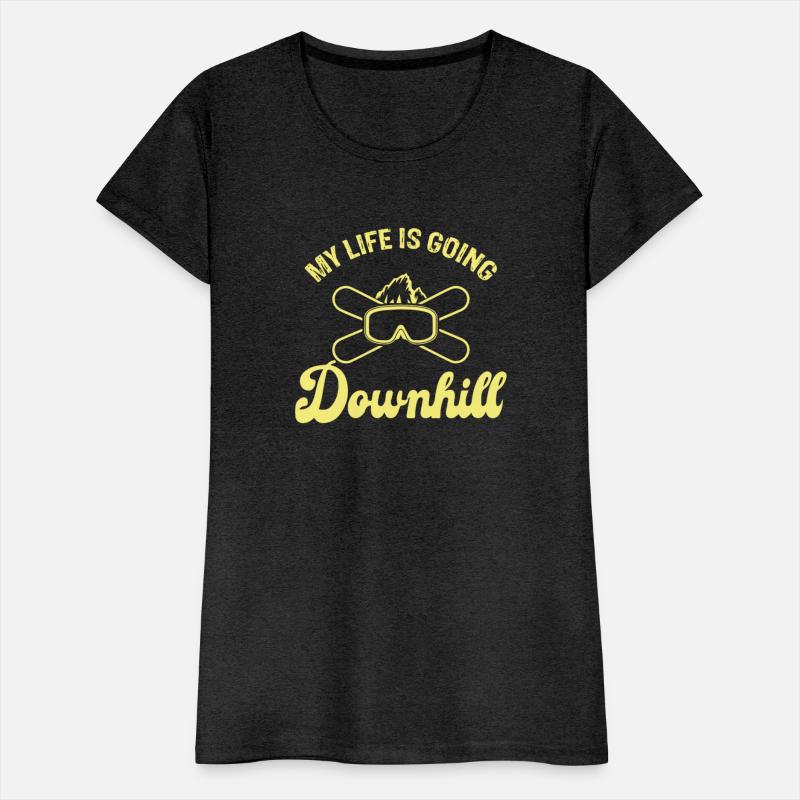 My Life Is Going Downhill Snowboard idea Winter