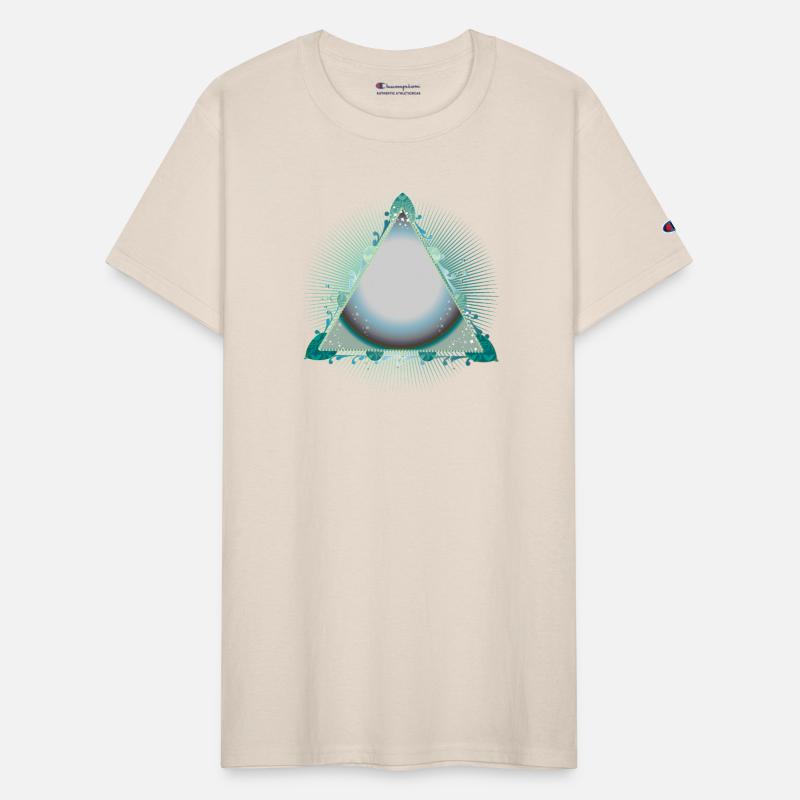 Mystical Triangle Frame in Turquoise with Ornament