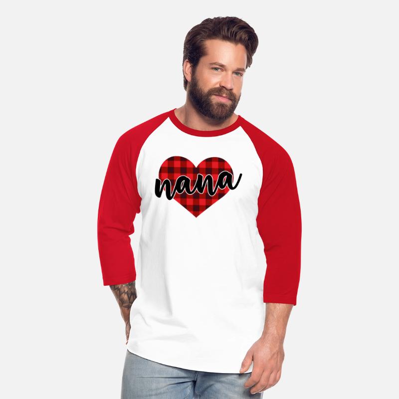 Nana Buffalo Plaid Heart Cozy Winter Pattern