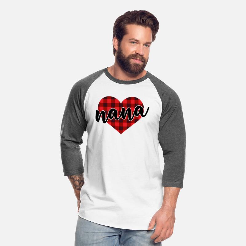 Nana Buffalo Plaid Heart Cozy Winter Pattern