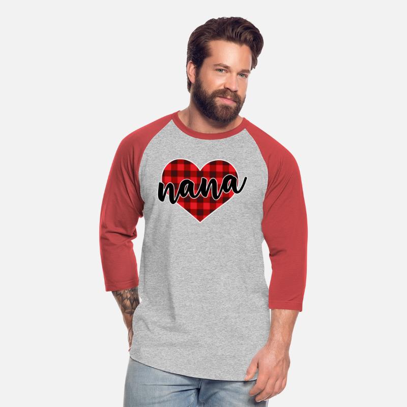 Nana Buffalo Plaid Heart Cozy Winter Pattern