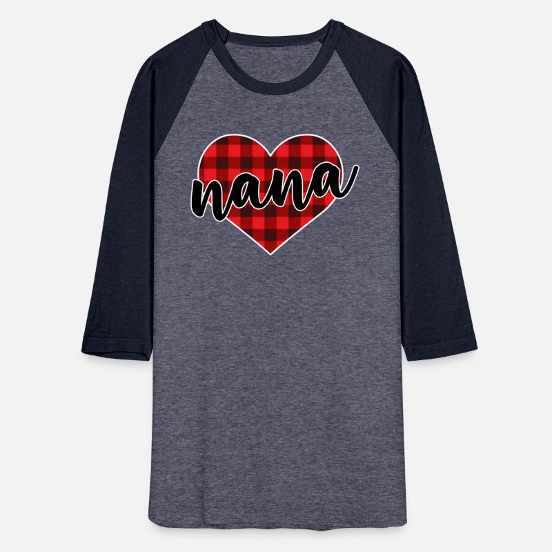 Nana Buffalo Plaid Heart Cozy Winter Pattern