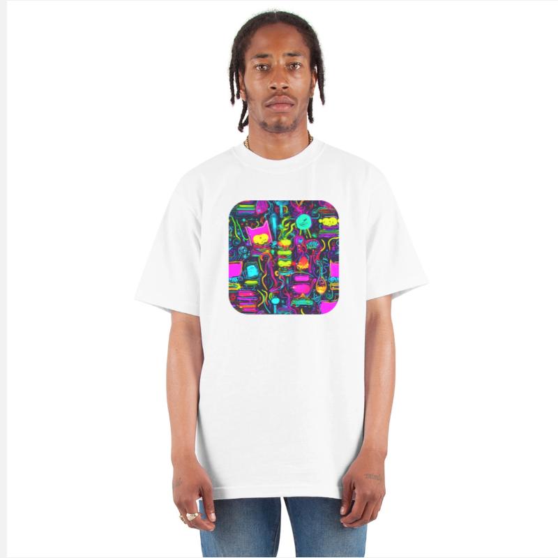 Neon UV Style Vintage 80s Retro