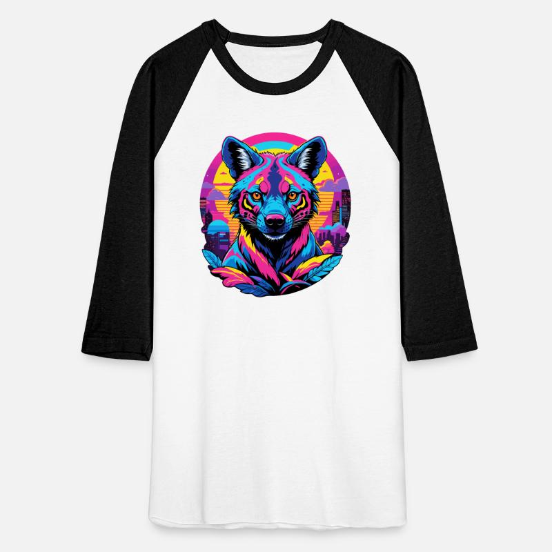 Neon Wild - Urban Hyena Portrait