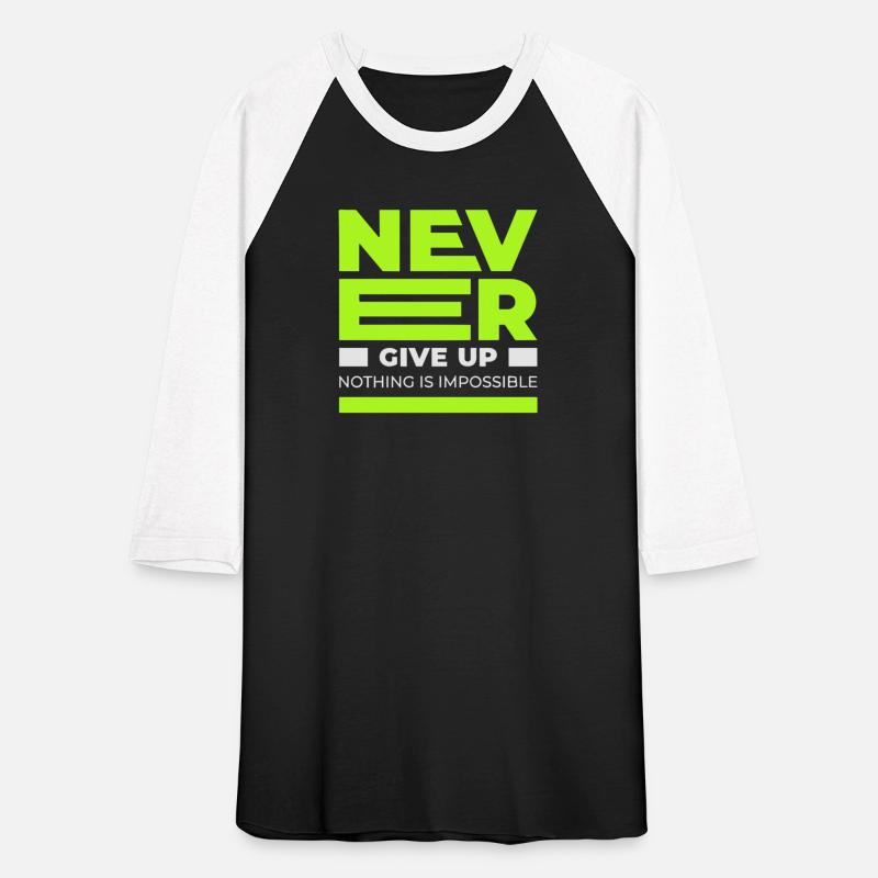 Never Give up T-shirt Men's Premium Tank Top